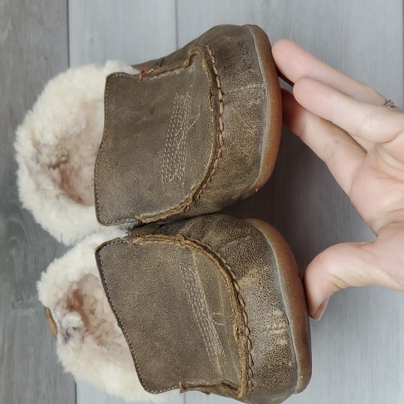 Twisted X Womens Moccasin Leather Insulated Lined Loafer Slip on shoes sz 10M - Picture 5 of 12